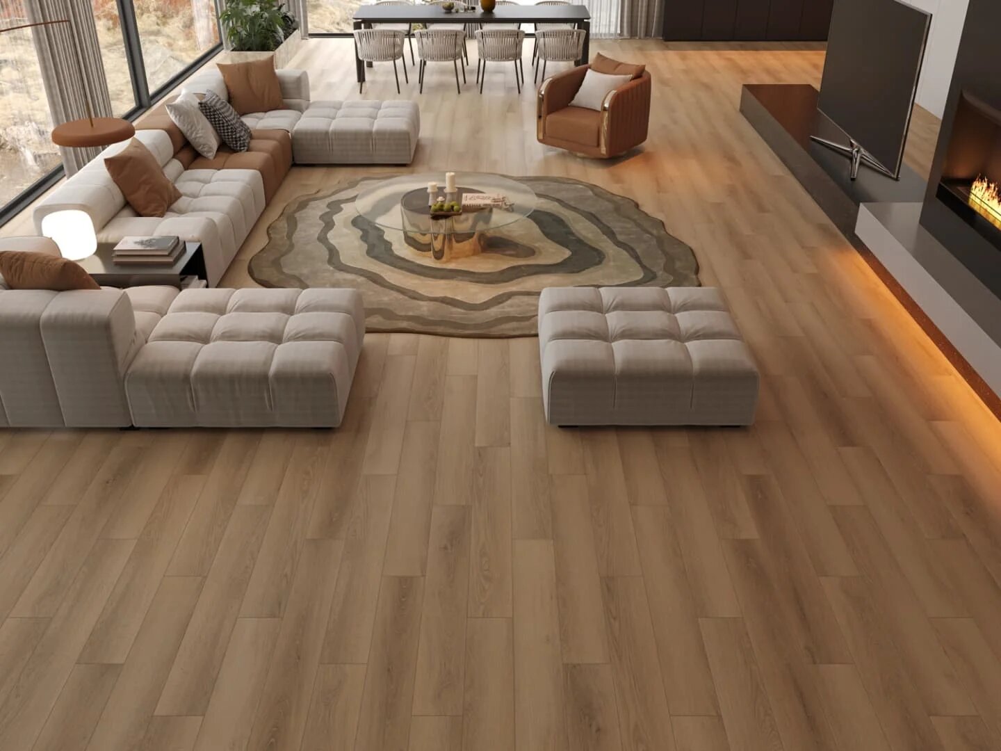 SPC ламинат Alpine Floor Титан 8 ЕСО 27-8 Тритон